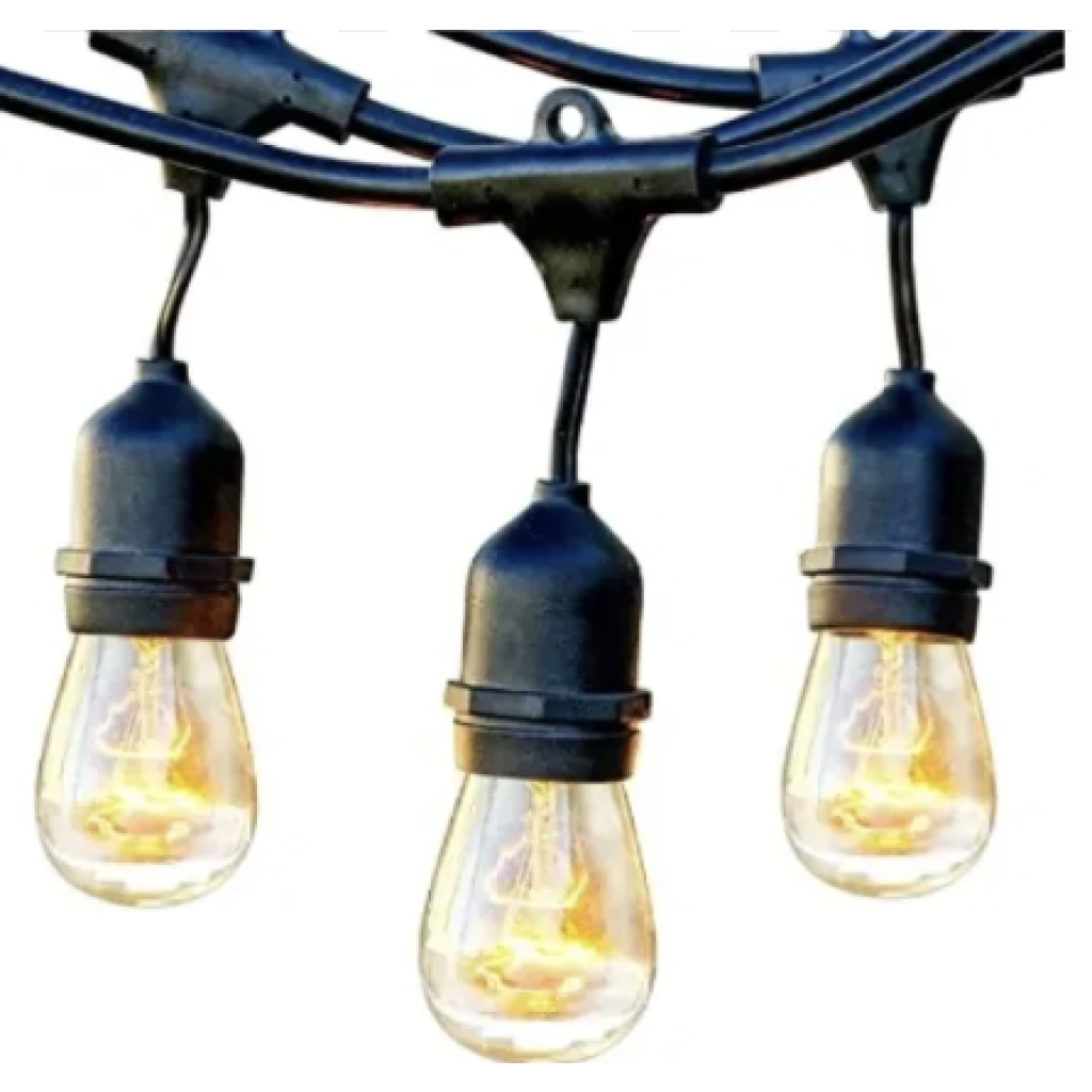 Outdoor String Lights – 24′ (Rental) (Featured)
